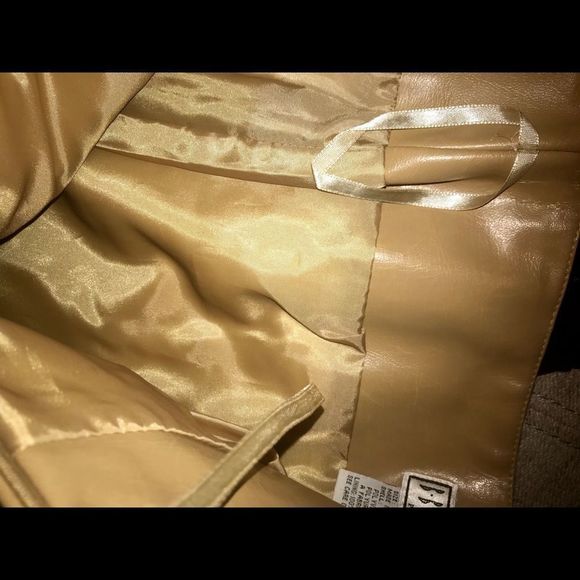 BB DAKOTA BEIGE PATCHWORK SKIRT - Picture 5 of 5